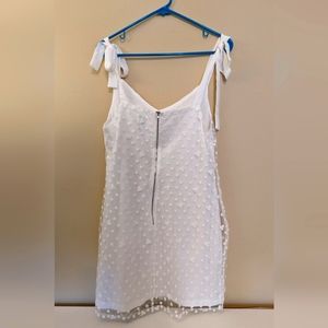 Women's blue rain white star dress